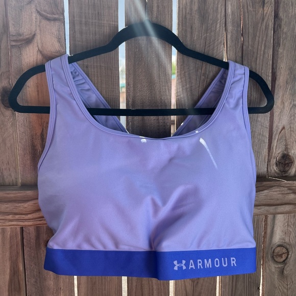 Under Armour Mid Crossback Bra - Picture 1 of 2